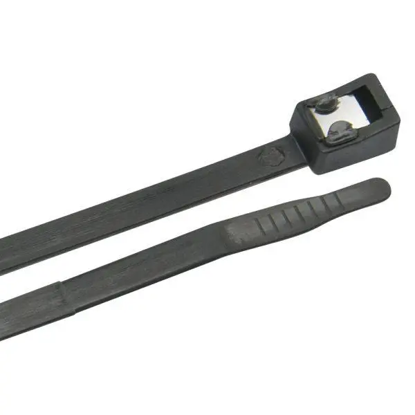 Ancor - 6" Nylon Black Uv Resistant Self Cutting Cable Tie, Each 1