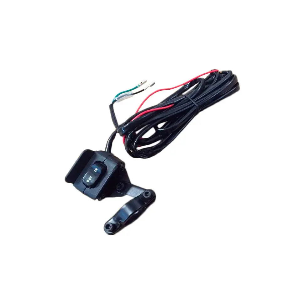 12V Winch Rocker Thumb Switch W/ Mounting Bracket - Handle Bar Control Switch 1