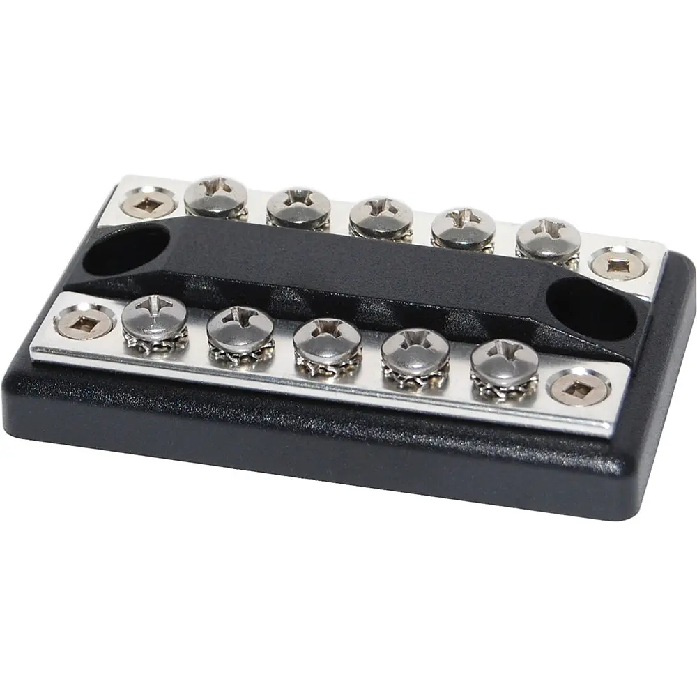 Blue Sea 2701 Dualbus 100 Ampere Common Busbars 5 X 8-32 Screw Terminal [2701] 1