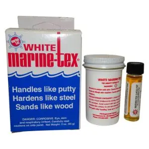 Marine-Tex - Epoxy Putty Mighty Repair Kit 2 Oz- White 1