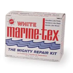 Marine-Tex - Epoxy Putty Mighty Repair Kit 14 Oz- White 1