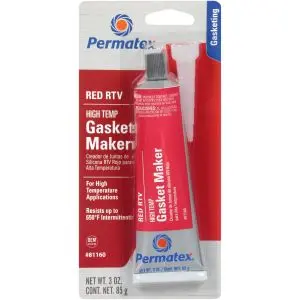 Permatex - High-Temp Red Rtv Silicone Gasket Maker, 3 Oz 1