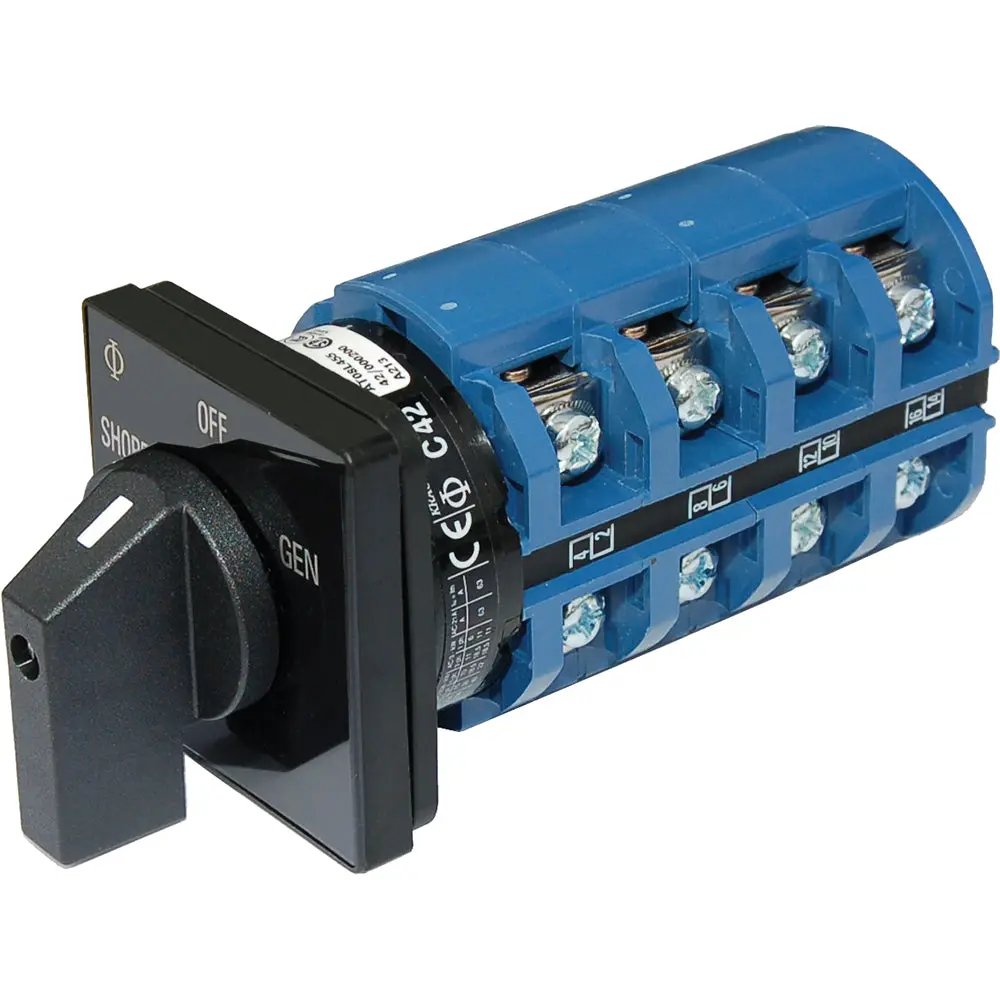 Blue Sea 9093 Switch Ac 120 + 120/240Vac  Off+2 Positions [9093] 1