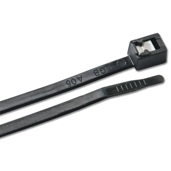 Ancor - 11" Black Self Cutting Black Uvb Cable Tie, Each 1