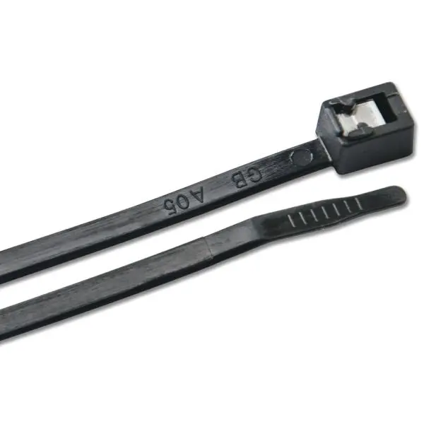 Ancor - 14" Black Self Cutting Black Uvb Cable Tie, Each 1