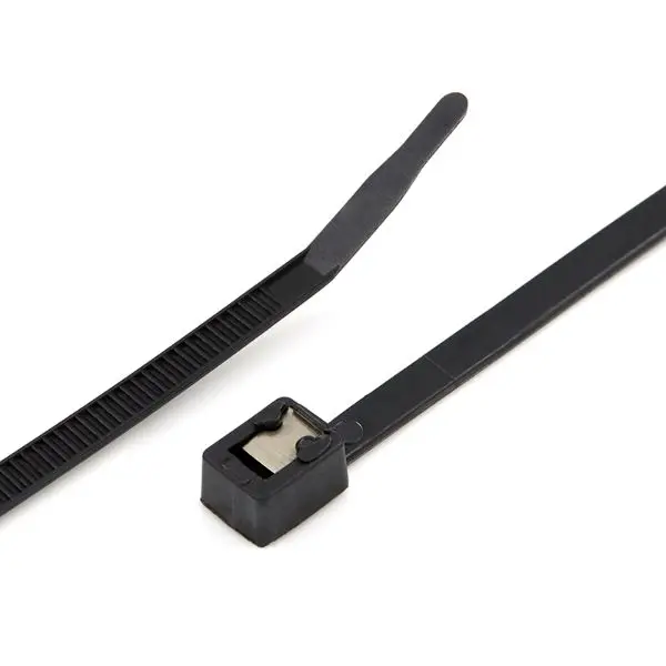 Ancor - 8" Black Uvb Self Cutting Cable Tie 1