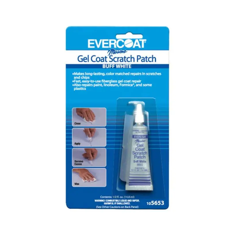 Evercoat - Gel Coat Scratch Patch - Buff White 1/2 Oz 1