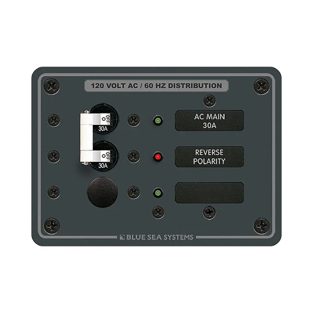 Blue Sea 8029 Ac Main +1 Position Breaker Panel - White Switches [8029] 1