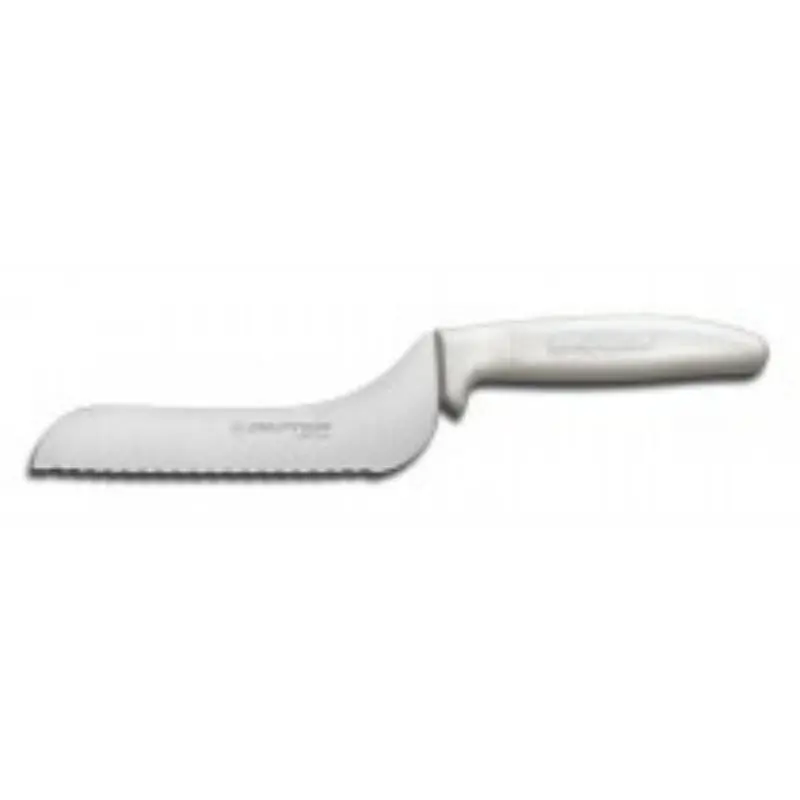 Dexter Russell - Sani-Safe 5" Scalloped Offset Slicer 1