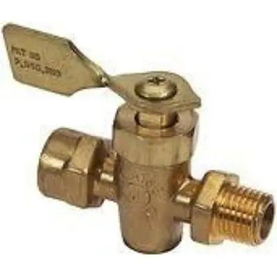 Moeller - 1/4" Male/Female Brass Shut-Off Valve 1
