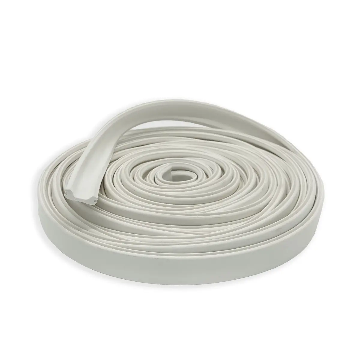 White Rv Marine Vinyl 1/2" Insert Trim Mold Flexible Screw Cover 1