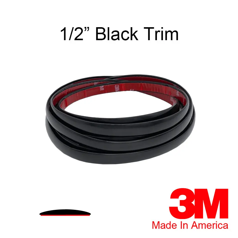 1/2'' Black Trim Molding 1