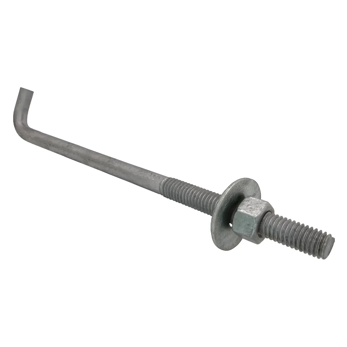 1/2" X 10-Inch Galvanized Threaded Anchor Bolts For Wood, Concrete 1