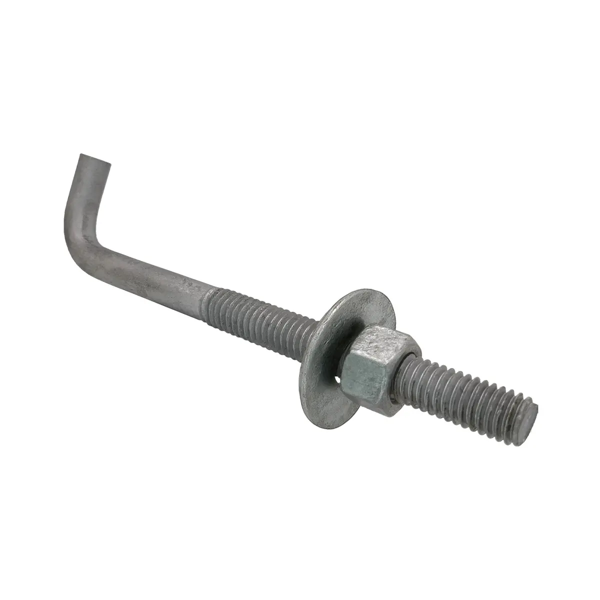 1/2" X 6-Inch Galvanized Threaded Anchor Bolts For Wood, Concrete 1