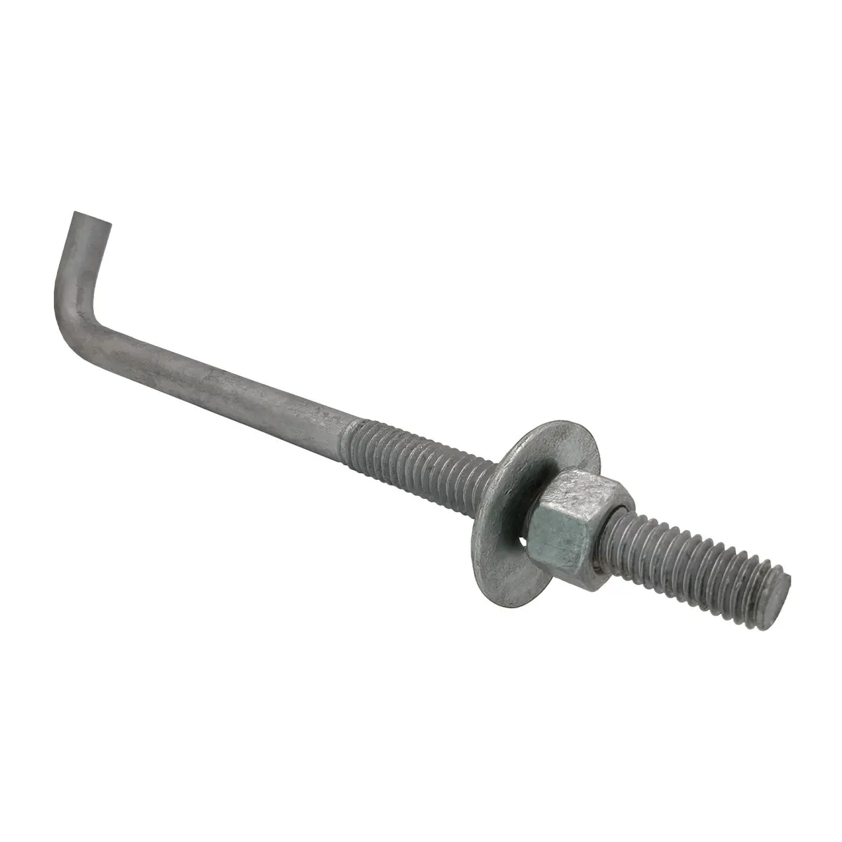 1/2" X 8-Inch Galvanized Threaded Anchor Bolts For Wood, Concrete 1