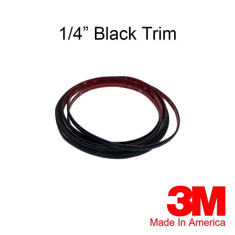 1/4'' Black Trim Molding 1