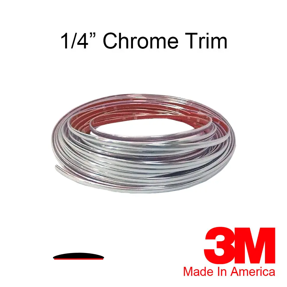 1/4" Chrome Trim Molding 1
