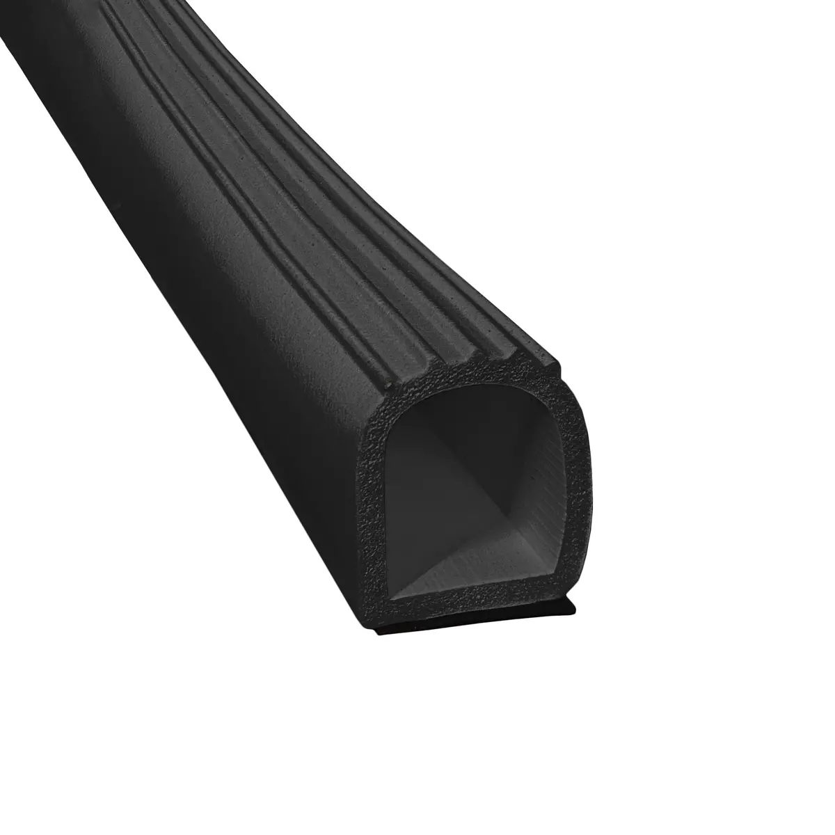 1" D-Seal Black Epdm Heavy Duty Adhesive Rv Slide Out 7/8"W X 1"H 1