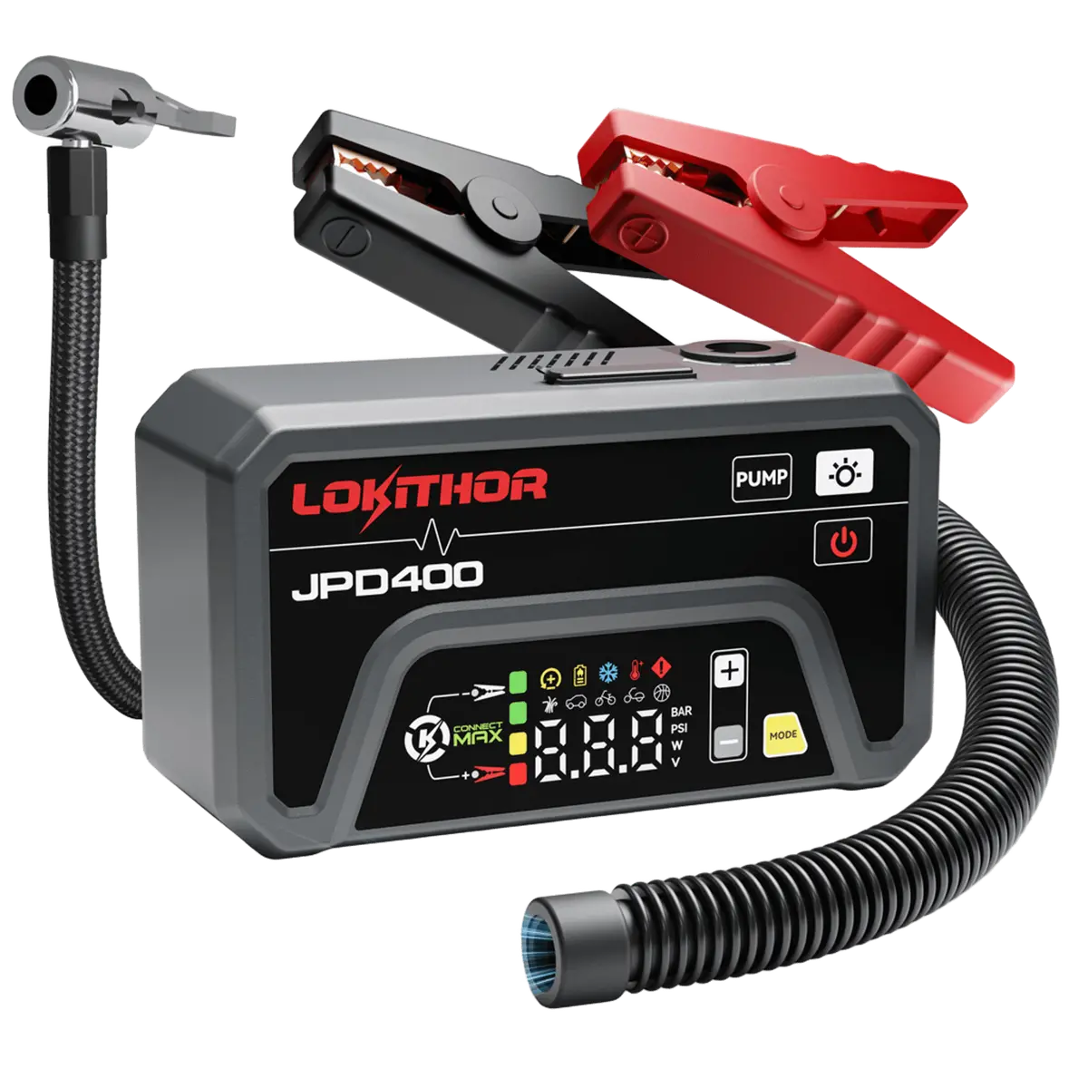 Lokithor Jpd400 Jump Starter With Inflator & Deflator 3000 Amps 1