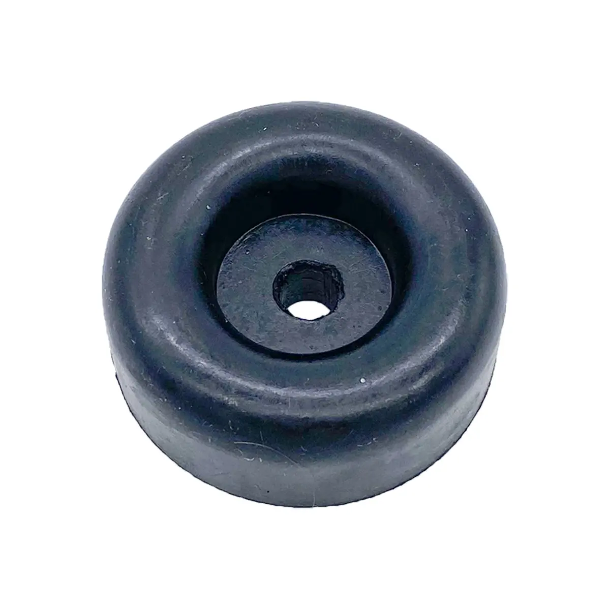 Cargo Trailer Ramp Door Replacement Black Rubber Bumper 2.5" Round 1