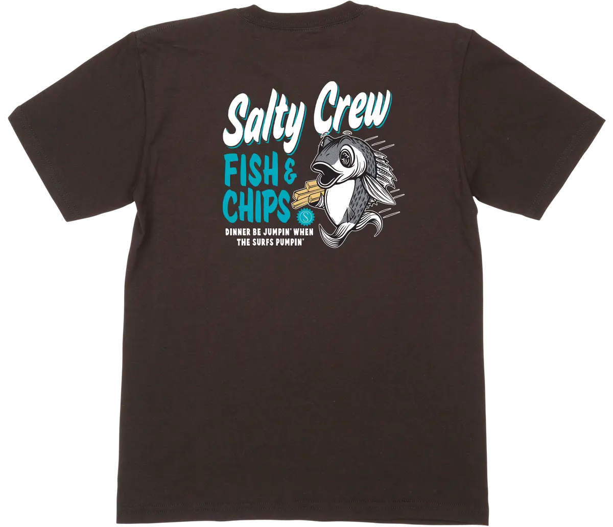 Salty Crew Fish And Chips Boys Short Sleeve T-Shirt 1