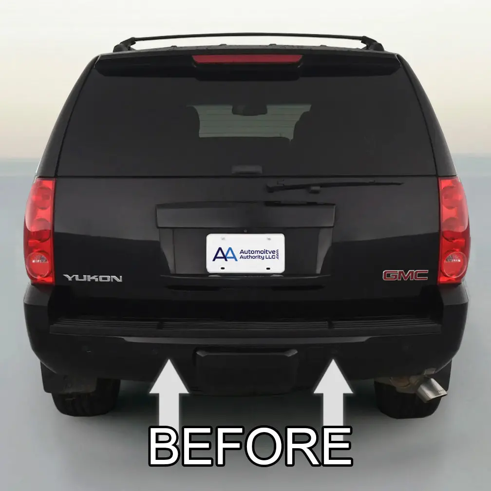 2007-2014 Gmc Yukon / Yukon Xl Chrome Rear Bumper Trim Molding 2