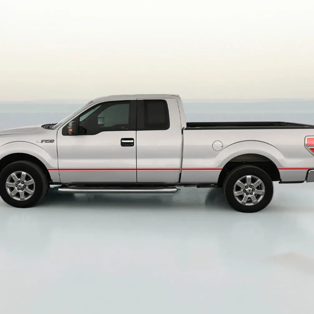 2009-2014 Ford F150 Side Channel Trim Stripe Kit 1