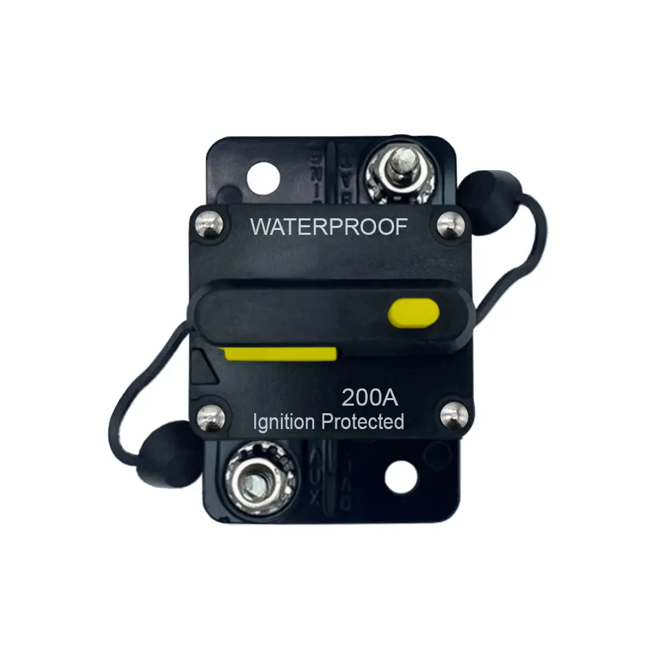 30A-300A Circuit Breaker Dc 12V-48V With Manual Reset, Waterproof, Fuse Inverter For Auto, Car, Trailer, Truck, Rv, Marine, Boat, Audio, Current Overload Protection 9