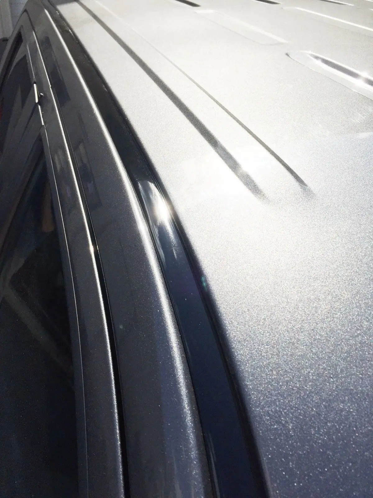 2004-2012 Chevy Colorado Black Roof Top Trim Molding Kit 1