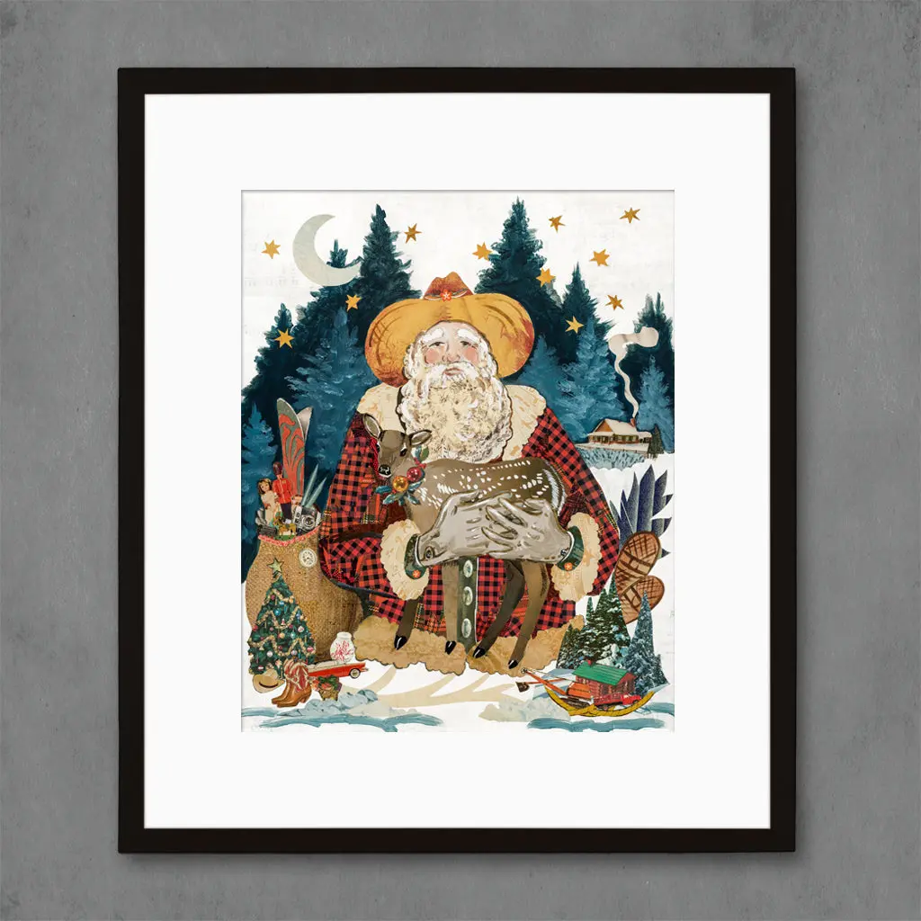 2020 Santa Claus Holiday Limited Edition Art Print