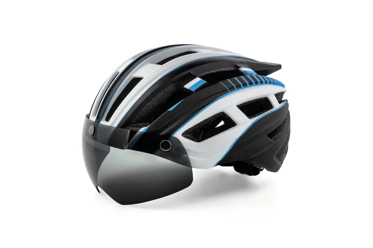 Magnetic Snap-On Ebike Helmet With Windproof Visor 1