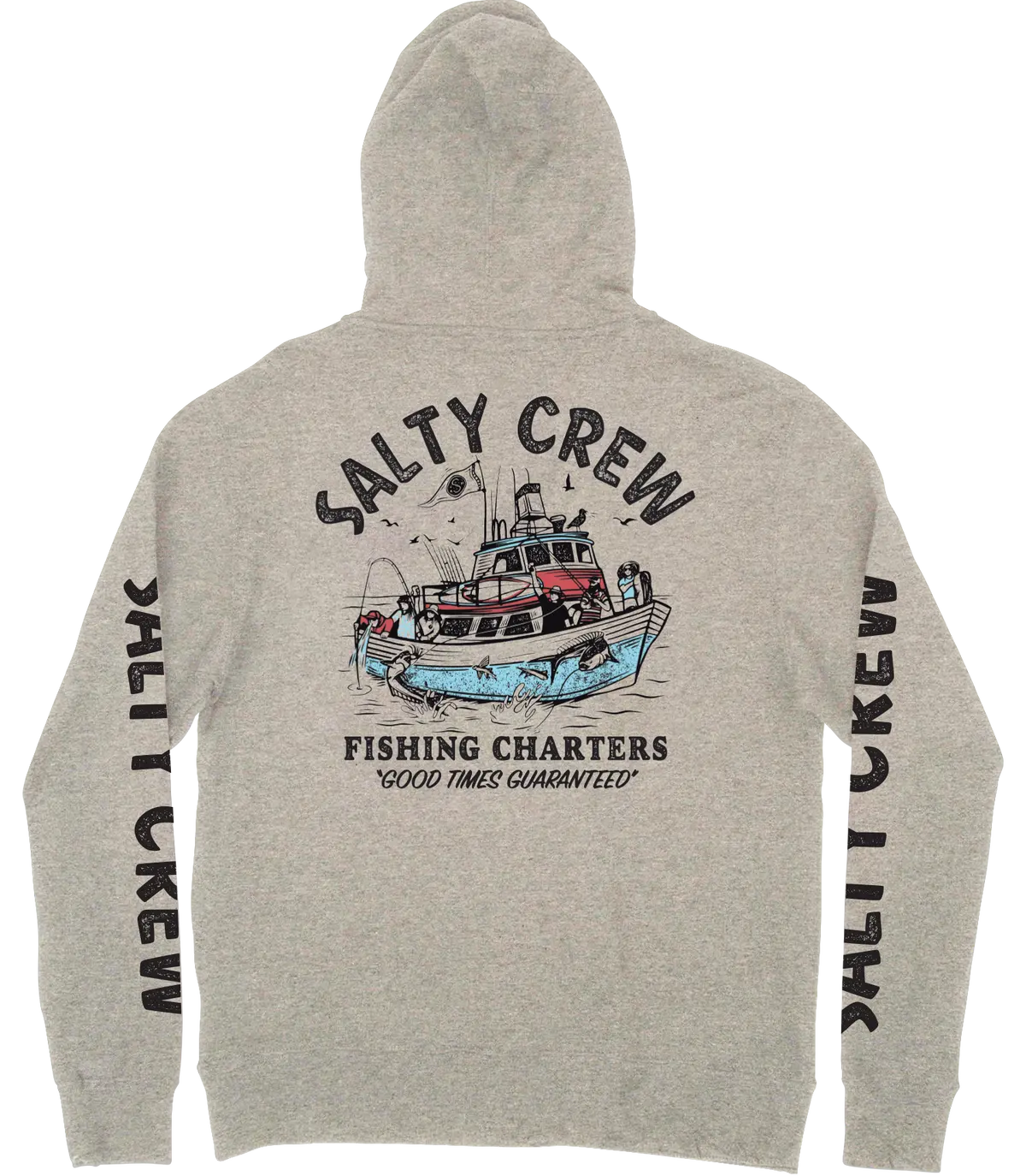 Salty Crew Fishing Charters Fleece Hoodie 1