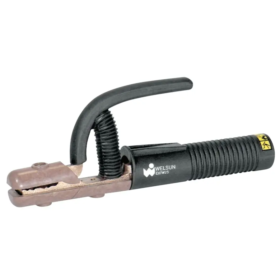 Best Welds - Electrode Holder High Tong Type, 250 A, Brass, 1/0 Cable, 4 Mm Electrode Cap, 9.25"Long 1