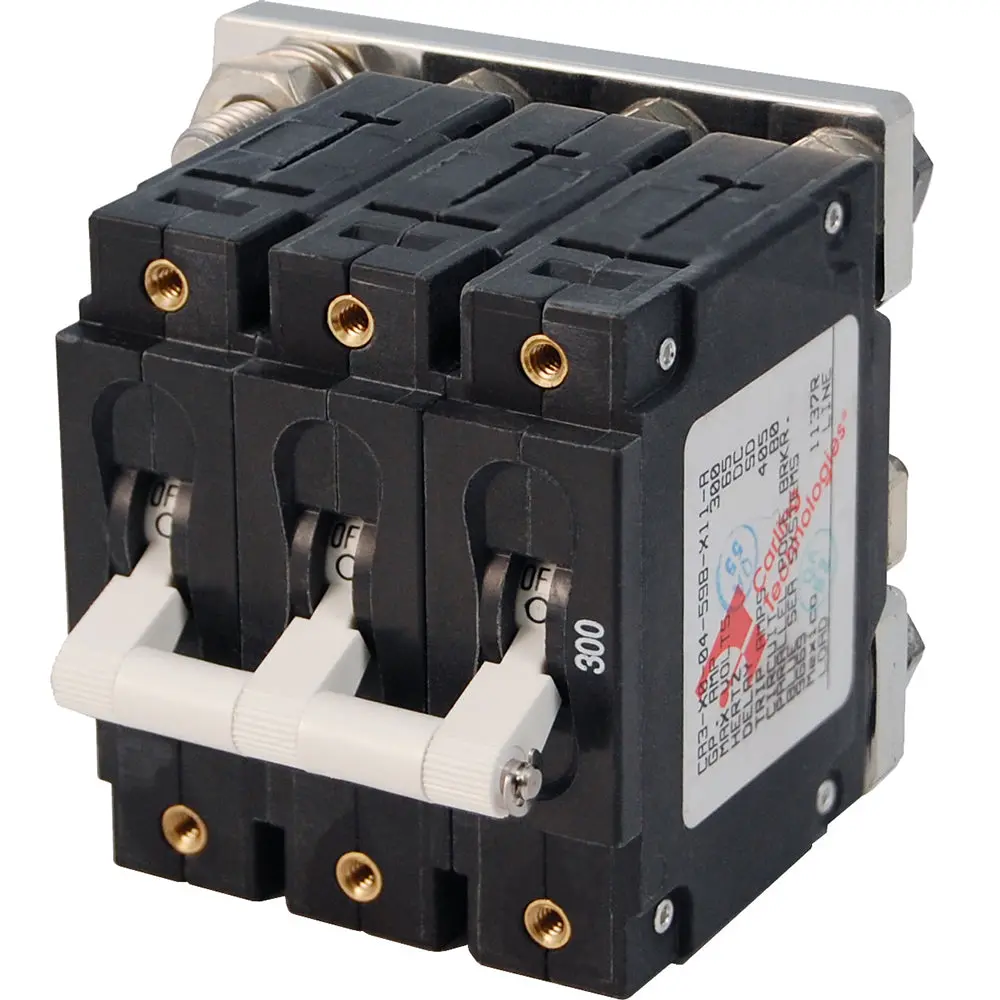 Blue Sea 7271 300A C-Series Triple Pole Toggle Dc Circuit Breaker [7271] 1