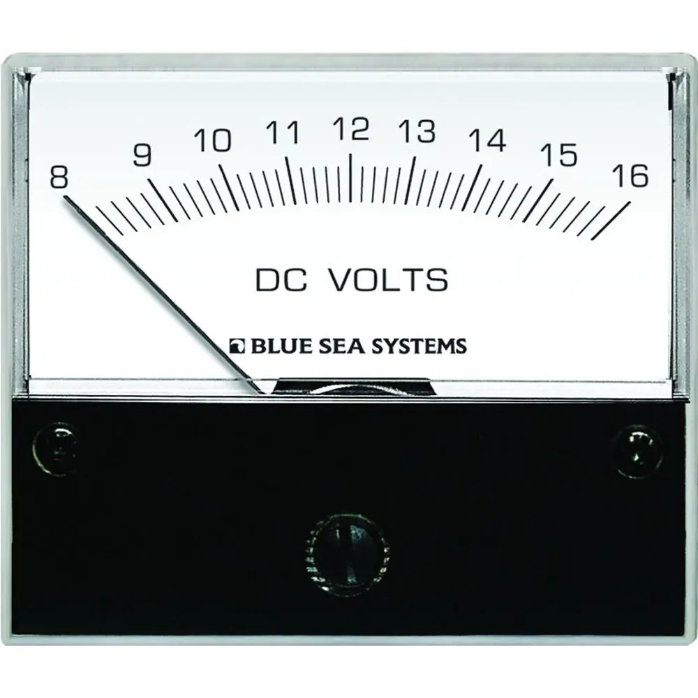 Blue Sea 8003 Dc Analog Voltmeter - 2-3/4" Face, 8-16 Volts Dc [8003] 1