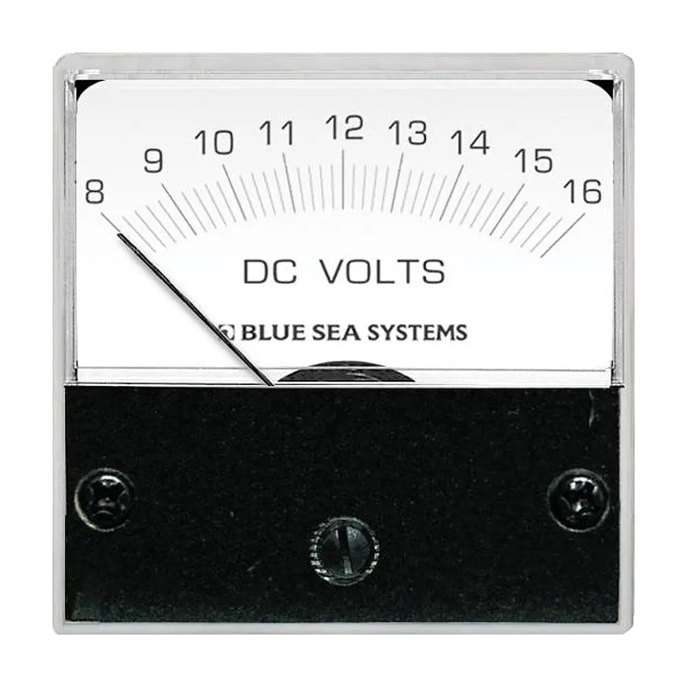 Blue Sea 8028 Dc Analog Micro Voltmeter - 2" Face, 8-16 Volts Dc [8028] 1