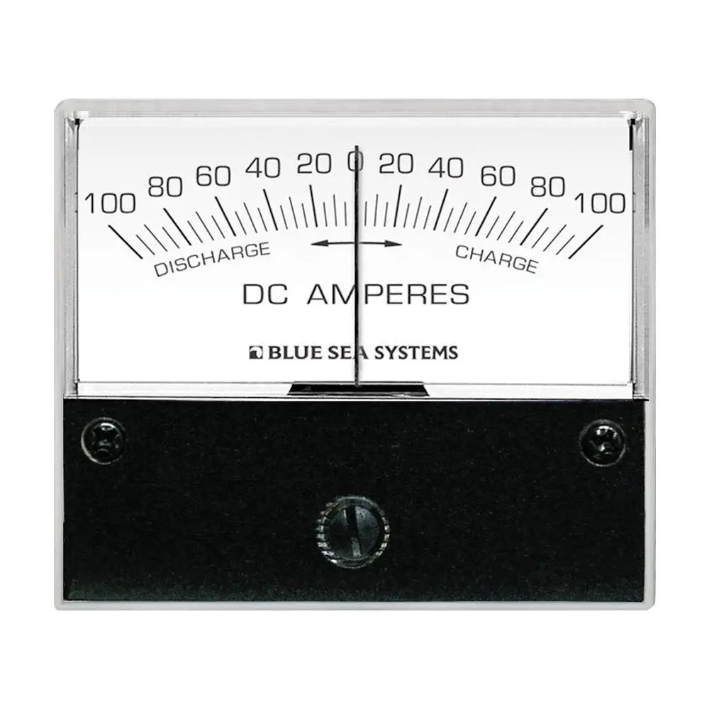 Blue Sea 8253 Dc Zero Center Analog Ammeter - 2-3/4" Face, 100-0-100 Amperes Dc [8253] 1