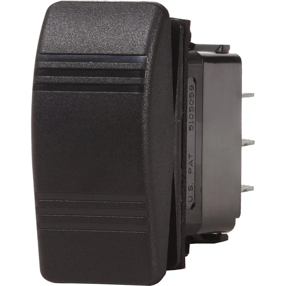 Blue Sea 8288 Water Resistant Contura Iii Switch - Dpst Off-(On) - Black [8288] 1