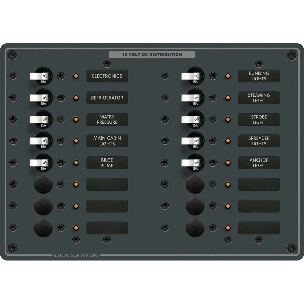 Blue Sea 8377 Panel Dc 16 Position [8377] 1