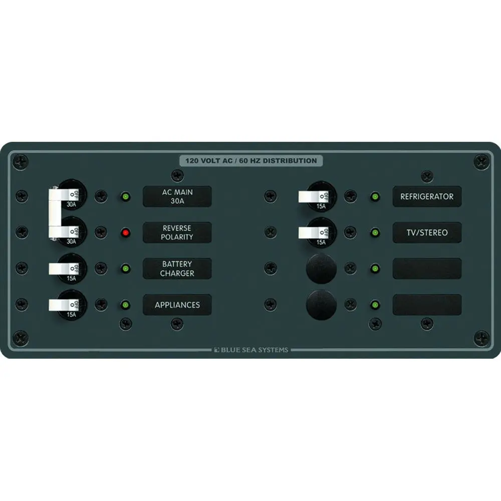 Blue Sea 8412 Ac Main + 6 Positions - White [8412] 1