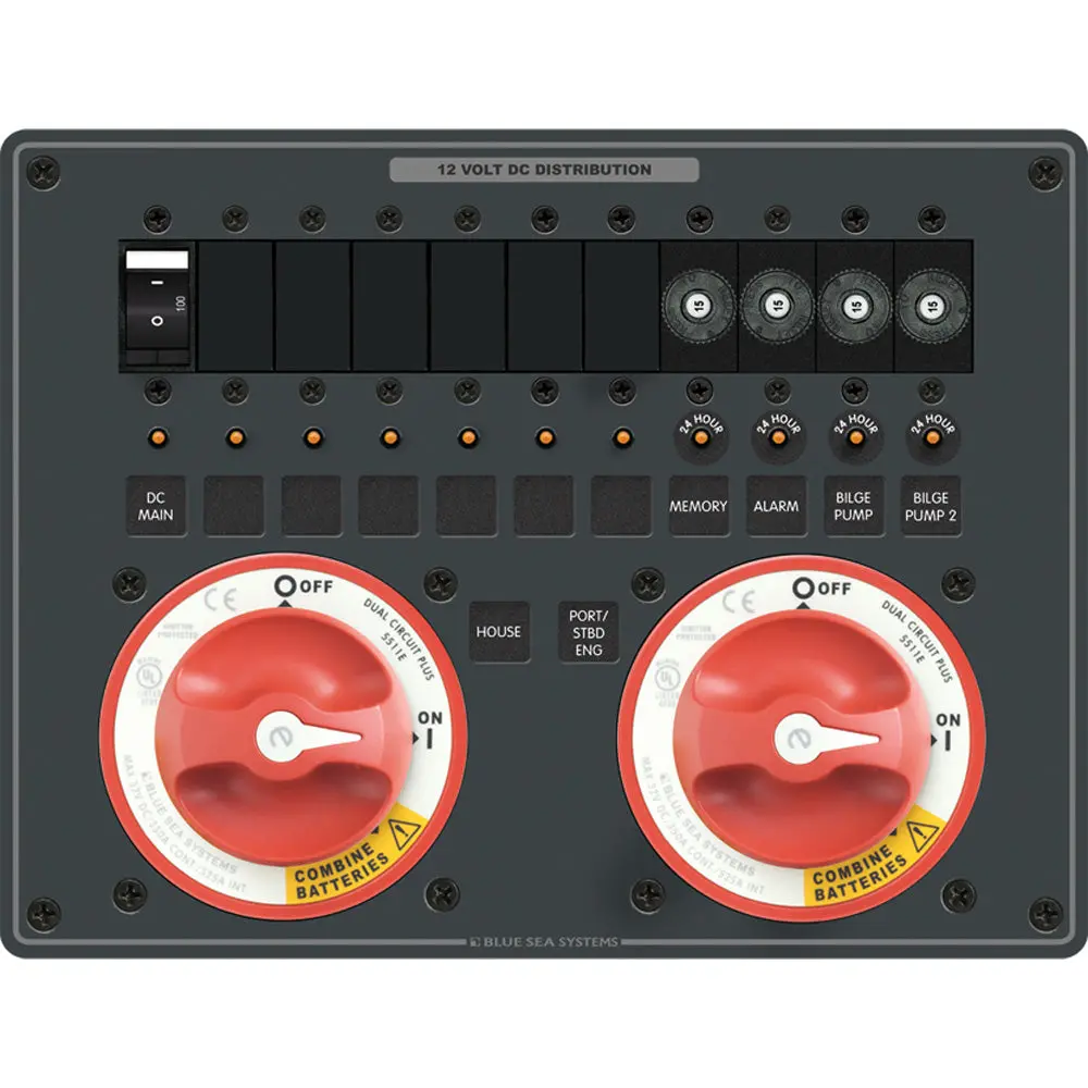 Blue Sea 8693 E-Series Dual Circuit Plus 2 5511E [8693] 1