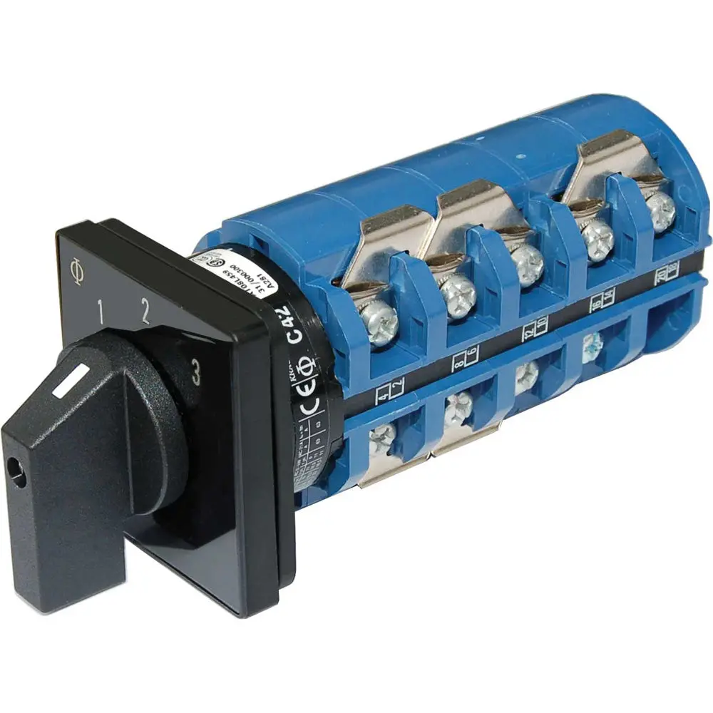 Blue Sea 9077 Switch, Ac 240Vac 63A Off +3 Positions [9077] 1