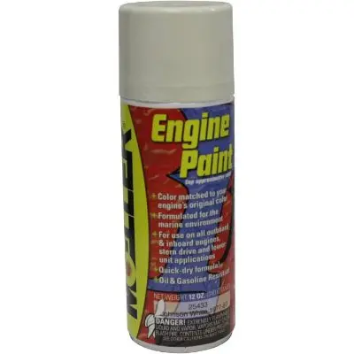 Moeller - White Johnson/Evinrude Engine Spray Paint 1