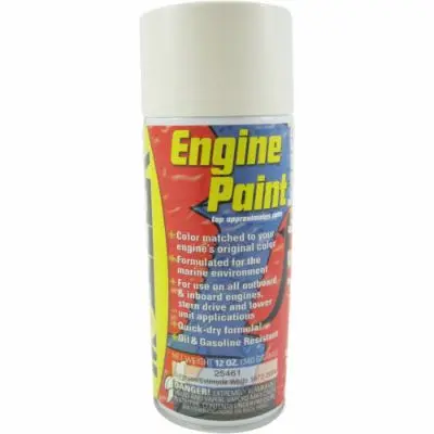 Moeller - Johnson/Evinrude White Engine Spray Paint 1