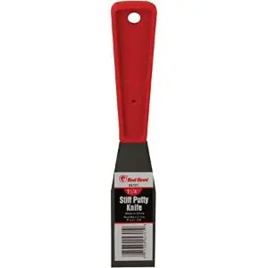 Red Devil - 1-1/4" Putty Knife, Plastic Stiff Flexible Blade 1