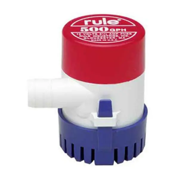 Rule - 25D 500 Gph 12V Submersible Bilge Pump (Manual) 1