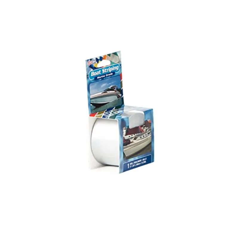 Incom - White Boat Stripinig 1" X 50' 1