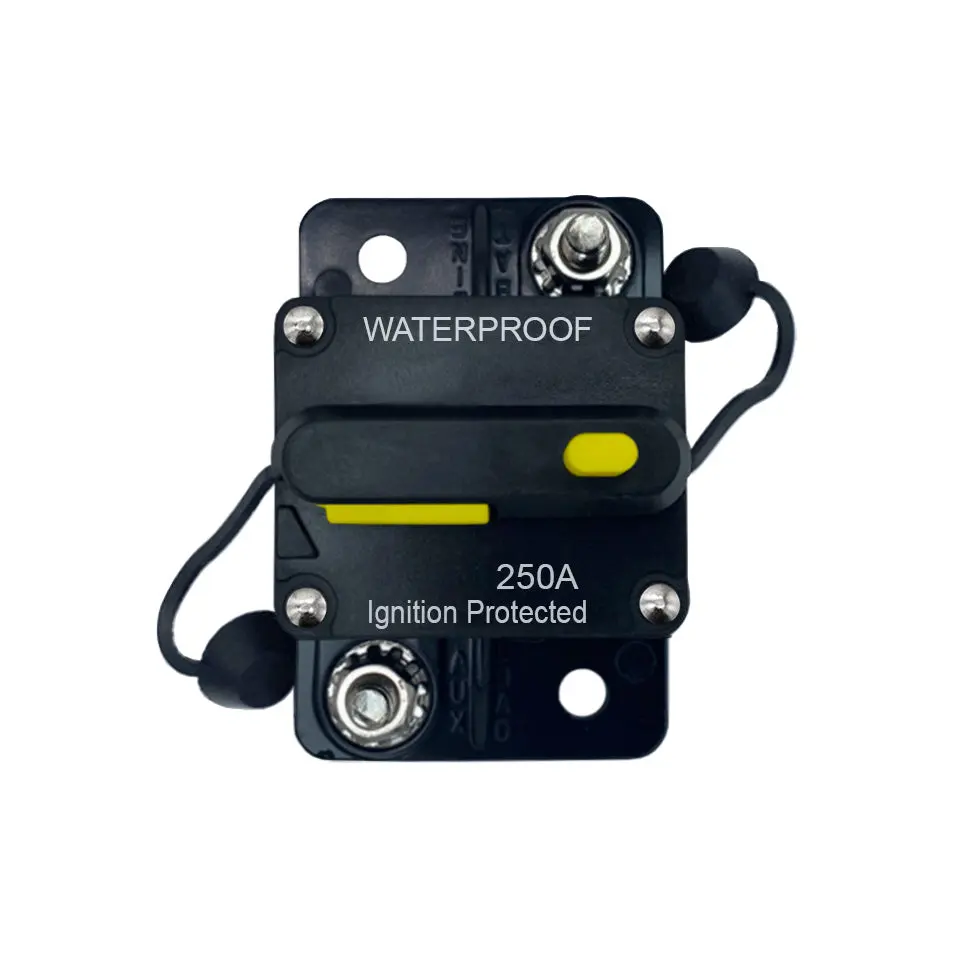 30A-300A Circuit Breaker Dc 12V-48V With Manual Reset, Waterproof, Fuse Inverter For Auto, Car, Trailer, Truck, Rv, Marine, Boat, Audio, Current Overload Protection 10