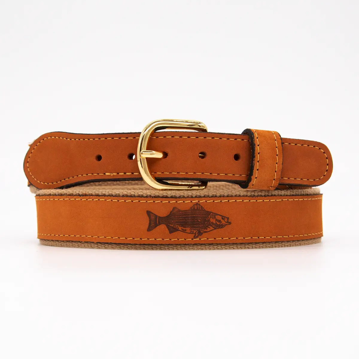 Zep Pro - Buff Leather Striper Belt 1