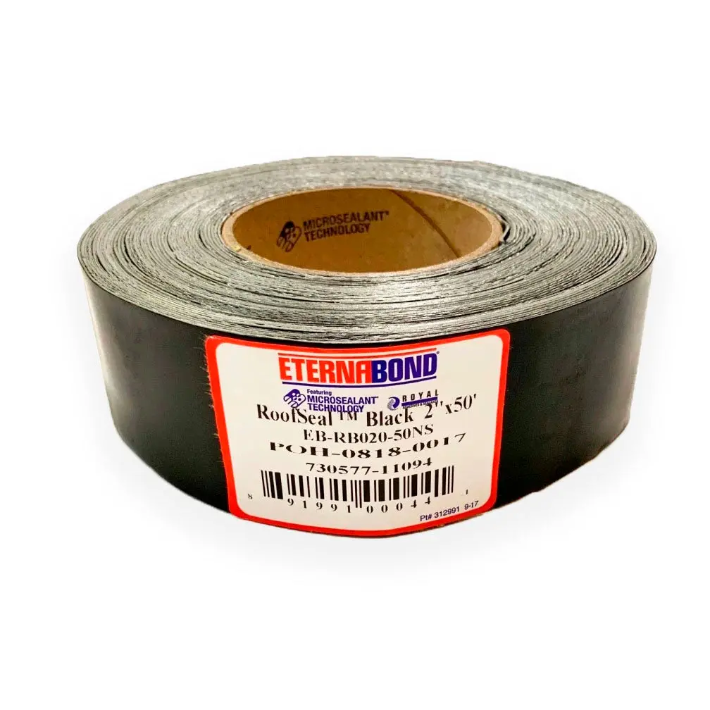 2" Black Eternabond Roof Leak Repair Tape Patch Seal 1